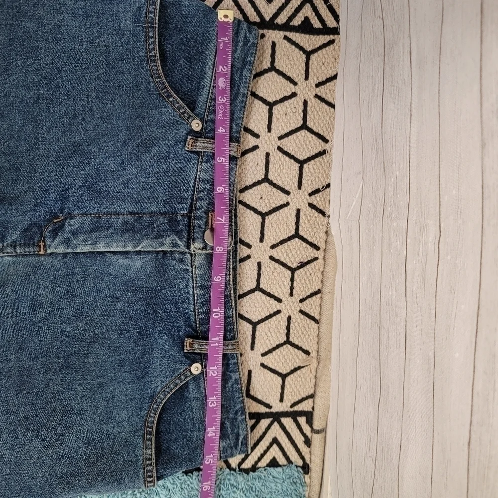 ST. JOHN COLLECTION BY MARIE GRAY VINTAGE WIDE CROP JEANS, SZ 4